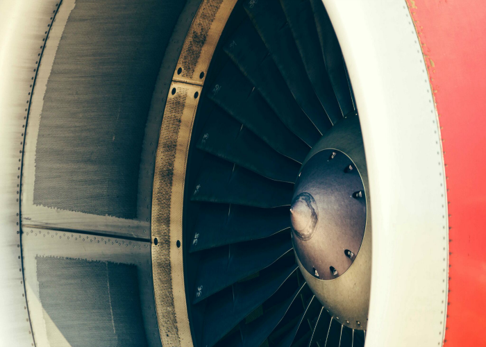 International research collaboration - new report. An aircraft engine.